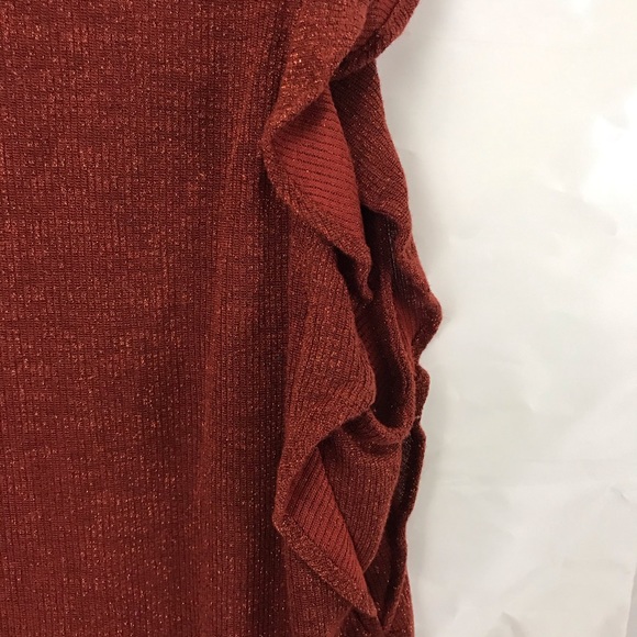 Madewell Sz Md Metallic Ruffle Tank - Picture 5 of 5